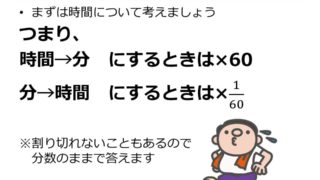 速度・距離・時間の変換(速度算入門)
